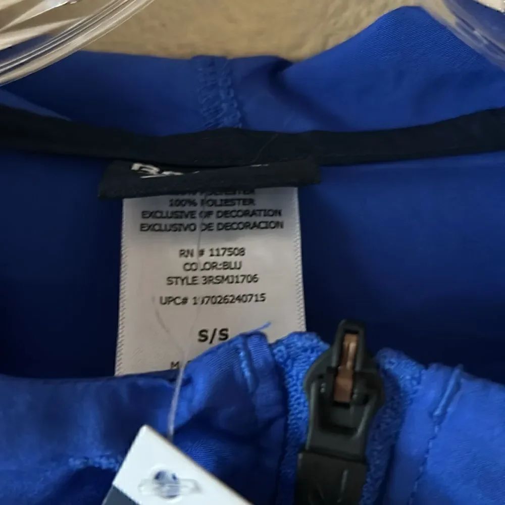 NEW Reebok Mens Full Zip Training Woven Jacket - Picture 4 of 5